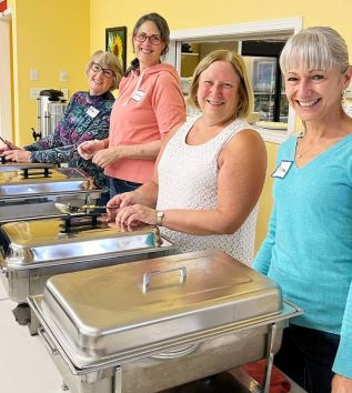 Volunteers at Bob’s Breakfast in Inverary